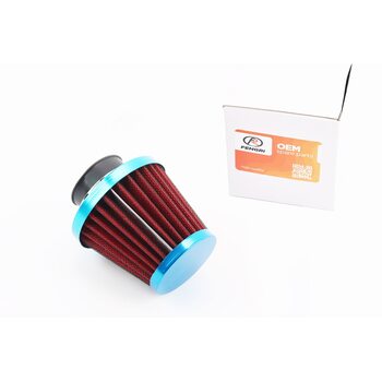 Фильтр воздушный нулевой 35мм прямой "конус" стальной