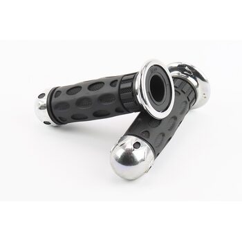 Рукоятка руля лев./пр. к-кт с хром. наконечниками, тип 2