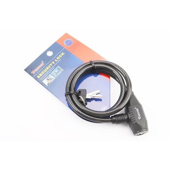 Замок протиугінний тросовий 800х8мм під ключ, TY420