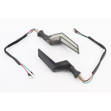 Поворот діодний на гнучкій ніжці + стоп сигнал/габарит LED ІЗГІБ "секвентальний", 2шт