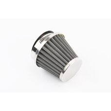 Фільтр повітряний нульовий 45мм прямий "конус" сталевий