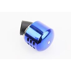 Фільтр повітряний нульовий 35мм 45град. з ковпачком прямим, СИНІЙ