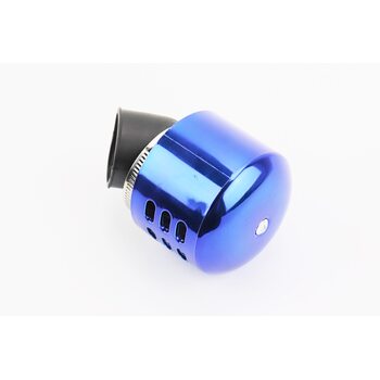 Фильтр воздушный нулевой 35мм 45град. с колпачком прямым, СИНИЙ