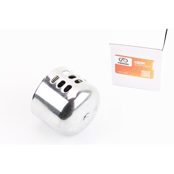 Фільтр повітряний нульовий 42мм прямий "ХРОМ"