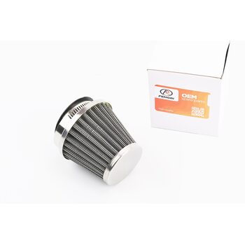 Фільтр повітряний нульовий 45мм прямий "конус" сталевий