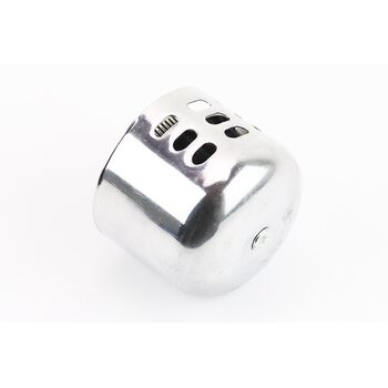 Фільтр повітряний нульовий 42мм прямий "ХРОМ"