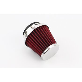 Фильтр воздушный нулевой 42мм прямой "конус", высокий КРАСНЫЙ