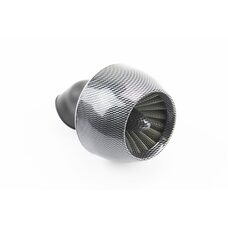 Фільтр повітряний нульовий 35мм 45град. "ТУРБИНА" КАРБОН