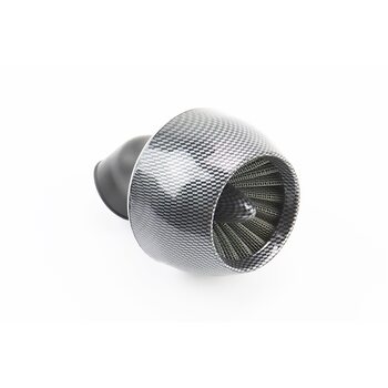 Фильтр воздушный нулевой 35мм 45град. "ТУРБИНА" КАРБОН