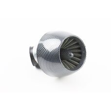 Фільтр повітряний нульовий 25/35/48мм 45град. "ТУРБИНА" КАРБОН