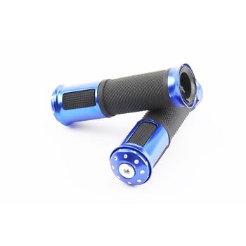 Рукоятка руля лев. / пр. к-кт "МЕТАЛЛ" мод.6, СИНИЙ