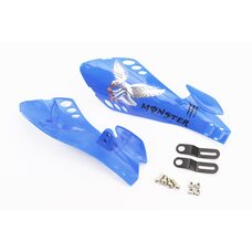 Захист для рук лів., прав. к-кт 2шт "MONSTER ENERGY" СИНІЙ тип2