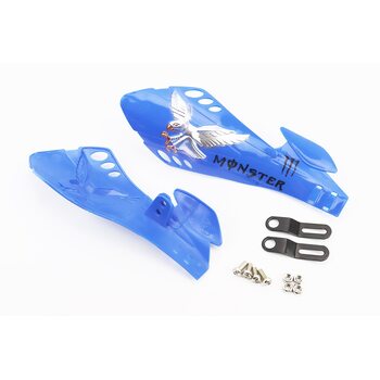 Захист для рук лів., прав. к-кт 2шт "MONSTER ENERGY" СИНІЙ тип2