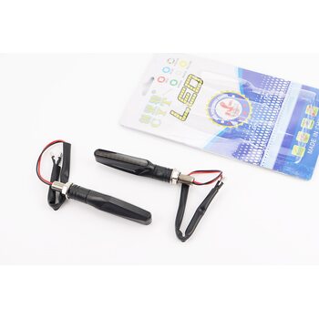 Поворот діодний на гнучкій ніжці LED ТОНКИЙ "секвентальний", 2шт, тип 2