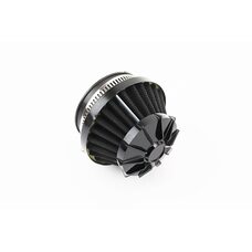 Фільтр повітряний нульовий 28мм прямий "конус" чорний (малий)