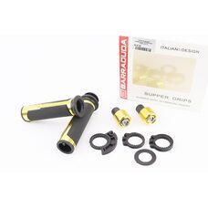 Рукоятка керма лев./пр. к-кт + заглушки керма "МЕТАЛ" ЗОЛОТИСТИЙ