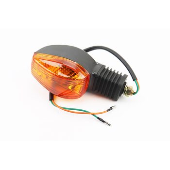 Поворот "ГРУША" желтое стекло