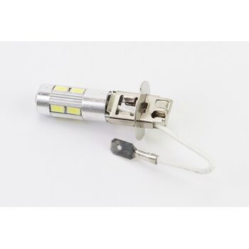 Лампа фары H3 12V - LED-8+2(линза)