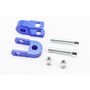 Подовжувач заднього амортизатора 30мм к-кт 2шт + болти + гайки, синій
