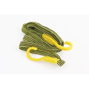 ГУМКА БАГАЖНИКА плоска з гачками пластик. 1,5метр (різні кольори)