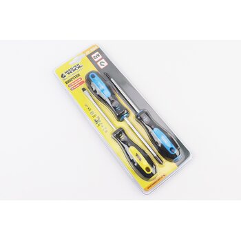 Отвёртки магнитные набор 3шт PH1/PH2/SL5х100мм 40-1504