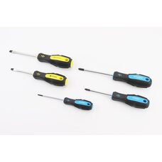 Викрутки набір 5шт PH0/PH1x75мм PH2x100мм SL5x75мм SL6x100мм 40-1505