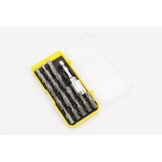 Биты отверточные 14шт 1/4" 25мм с держателем CrV 40-0382