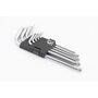 Набор Г-образных ключей удлиненных TORX (T10/T15/T20/T25/T27/T30/T40/T45/T50) CrV HT-0608
