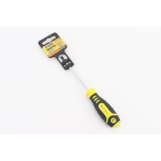 Отвёртка магнитная U5х100мм ручка с TPR покрытием 49-2510