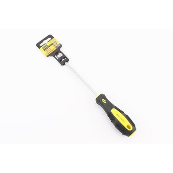 Викрутка магнітна шліцева SL6x150мм ручка з TPR покриттям 48-5615