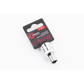 Головка торцевая 6-гранная 1/2" 10х38мм CrV ET-0010