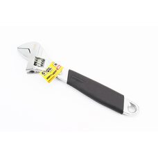 Ключ разводной 300мм 0-35мм C45/Ni рукоятка с TPR накладкой 76-0124