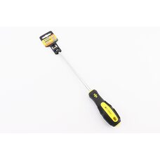 Отвёртка магнитная шлицевая SL8х200мм ручка с TPR покрытием 48-5820