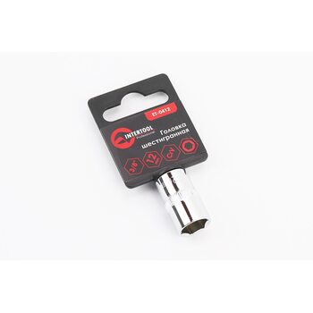 Головка торцевая 6-гранная 3/8" 12мм CrV ET-0412