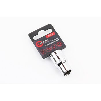 Головка торцевая 6-гранная 1/2" 12х38мм CrV ET-0012