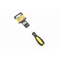 Викрутка магнітна шліцева SL3x 75мм ручка з TPR покриттям 48-5375