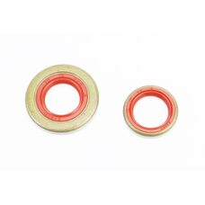 Сальники к-кт 2шт (15x22x4; 15x29, 6x4) MS-361/362, метал