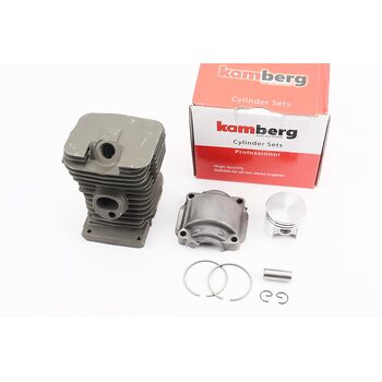 Циліндр к-кт (цпг) MS-180 38mm (палець 10mm) "чорний"+піддон