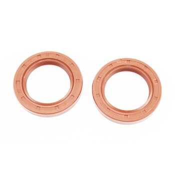 Сальник (35x52x8) к-кт 2шт, коленвала, 182F/188F/190F, коричневые