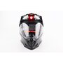 Шлем кроссовый/эндуро/АТV со стеклом BLD-819-7 S (55-56см), ЧЕРНЫЙ/СЕРО-КРАСНЫЙ