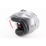 Шлем открытый+откидные очки BLD-708 S (55-56см), серый глянец