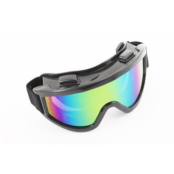 Окуляри кросові, чорні (хамелеон скло)