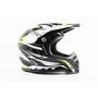 Шолом кросовий/ендуро/АТV BLD-819-7 L (59-60см), ЧОРНИЙ/НЕОНОВО-ЖОВТИЙ