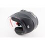 Шлем открытый+откидные очки BLD-708 S (55-56см), ЧЕРНЫЙ матовый