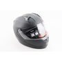Шлем интеграл, закрытый (сертификация DOT)+откидные очки BLD-M67 L (59-60см), ЧЕРНЫЙ матовый
