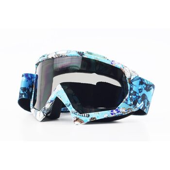 Очки кроссовые/эндуро/АТV, разноцветные (темное стекло)