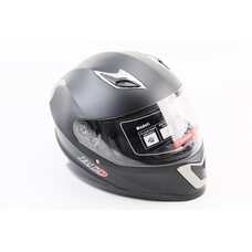 Шлем интеграл, закрытый BLD-M62 М (57-58см), ЧЁРНЫЙ матовый