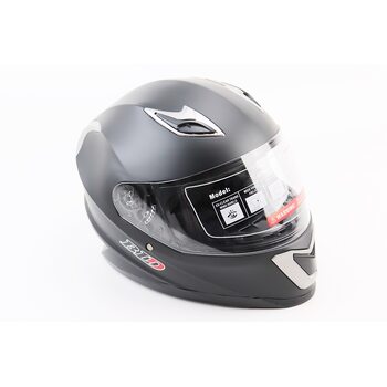 Шлем интеграл, закрытый BLD-M62 М (57-58см), ЧЁРНЫЙ матовый