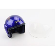 Шлем открытый HK-215, СИНИЙ (незначительные отличия рисунков, возможны дефекты покраски)