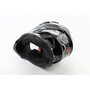 Шлем кроссовый/эндуро/АТV BLD-819-7 М (57-58см), ЧЁРНЫЙ глянец с бело-серым рисунком